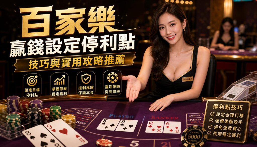 百家樂贏錢設定停利點技巧與實用攻略推薦